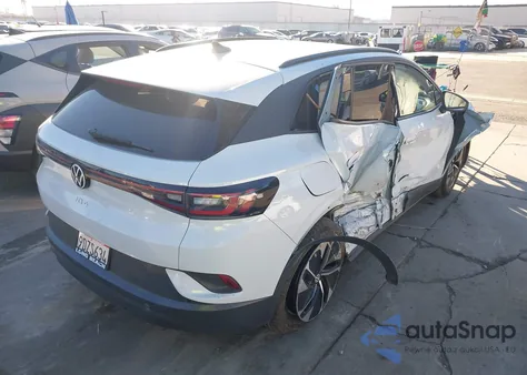 2022 Volkswagen Id.4 Pro из США, поврежденный, VIN WVGRMPE27NP071205